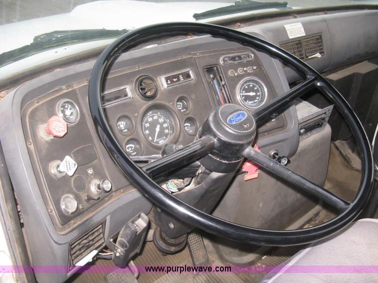 image for item B8449 1988 Ford L8000 flatbed truck