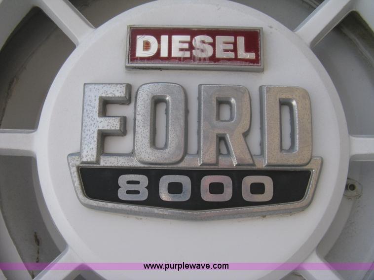 image for item B8458 1986 Ford 8000 sludge tanker truck