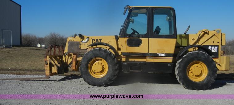 image for item D4583 1998 Caterpillar TH103 telehandler