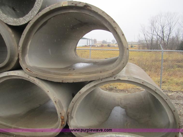 image for item D5761 (10) reinforced concrete elliptical pipe