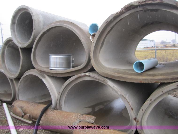 image for item D5761 (10) reinforced concrete elliptical pipe