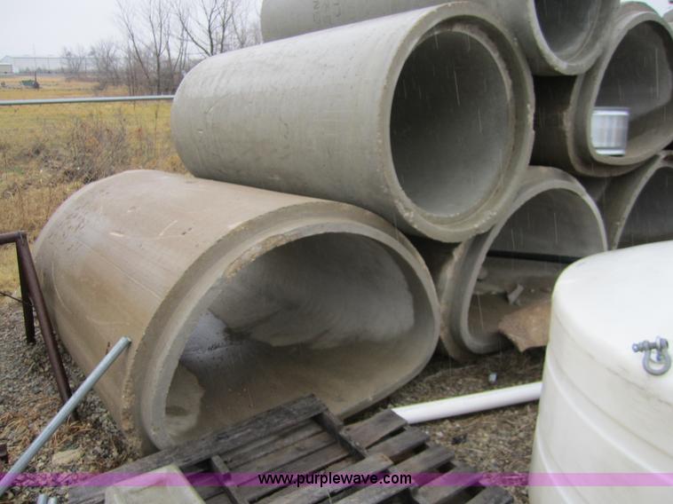 image for item D5761 (10) reinforced concrete elliptical pipe