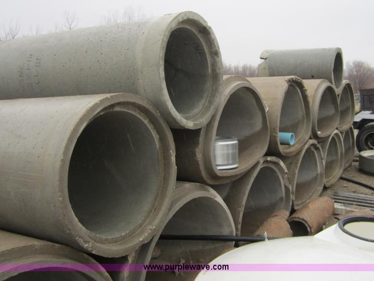 image for item D5761 (10) reinforced concrete elliptical pipe