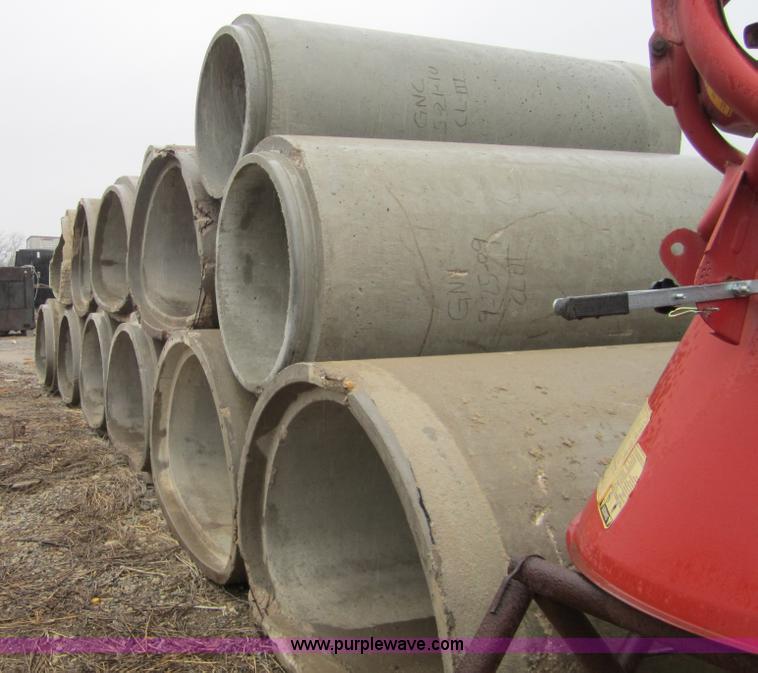 image for item D5761 (10) reinforced concrete elliptical pipe
