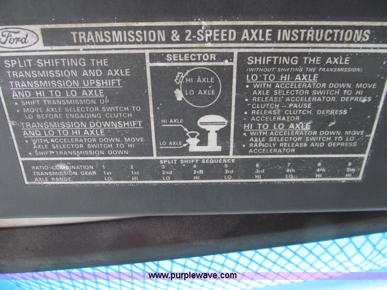 image for item D7064 1984 Ford boom truck