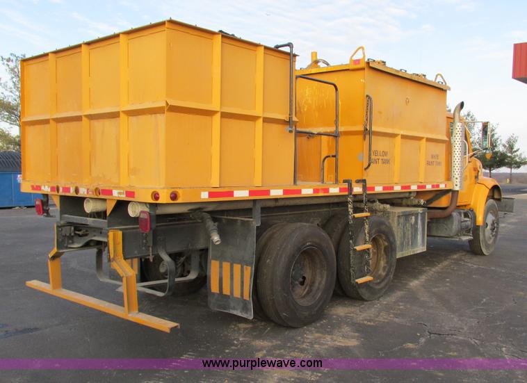 image for item F4170 1998 International 4900 flatbed/paint nurse truck