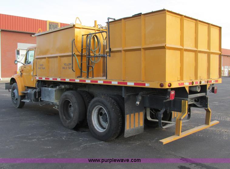 image for item F4170 1998 International 4900 flatbed/paint nurse truck