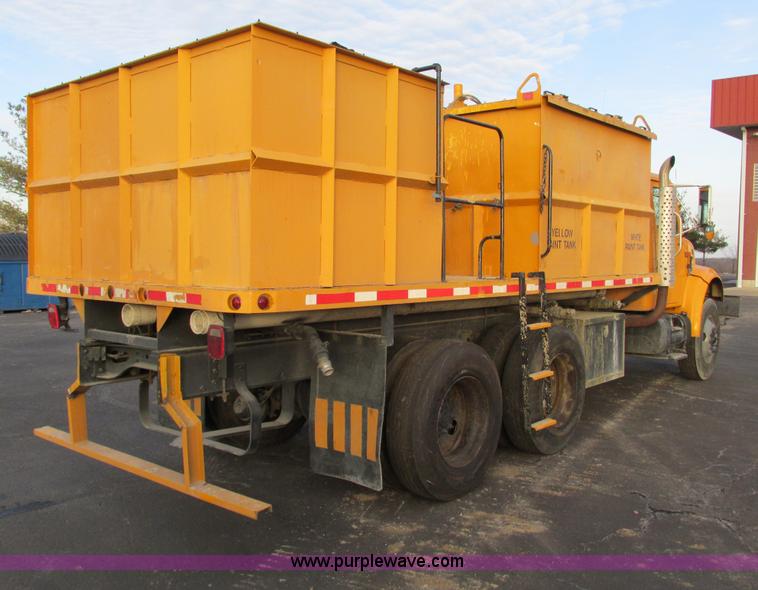 image for item F4170 1998 International 4900 flatbed/paint nurse truck