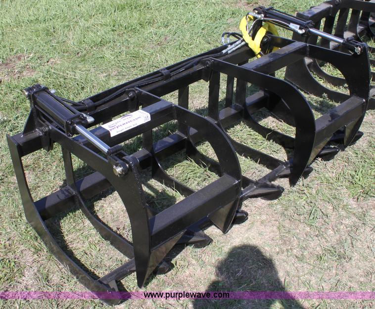 image for item H9881 Wildkat 66" root grapple skid steer bucket
