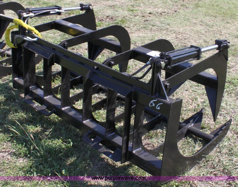 image for item H9881 Wildkat 66" root grapple skid steer bucket