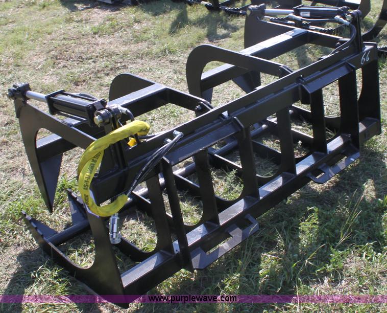 image for item H9881 Wildkat 66" root grapple skid steer bucket