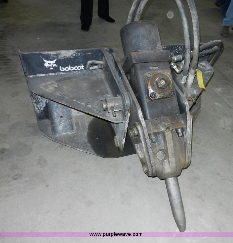 Bobcat jackhammer skid steer attachment in Ottawa, KS Item C9979 sold