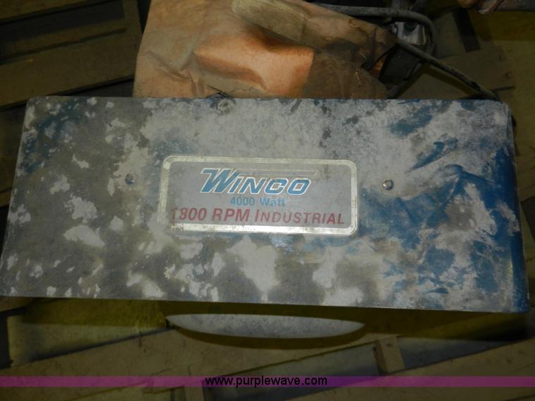 image for item C9981 Winco generator