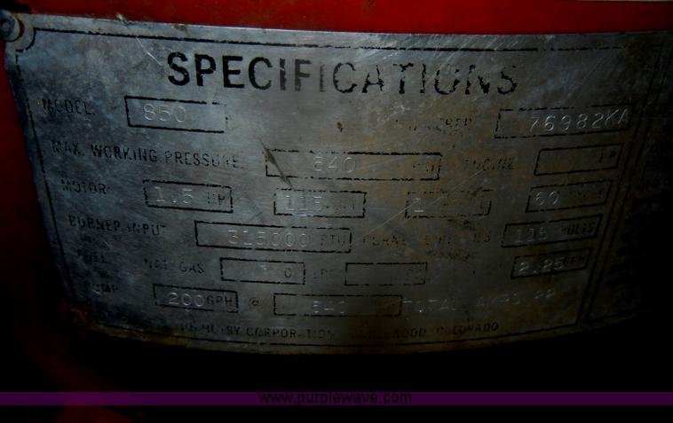 image for item D4576 Superior Hotsy pressure washer