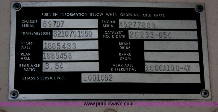 image for item E2535 1997 Blue Bird TC1000 school bus