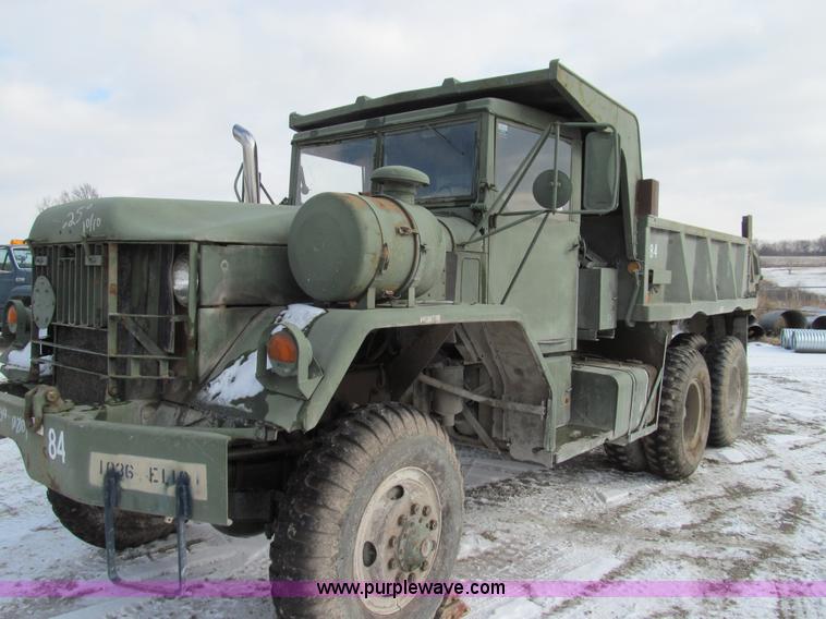 image for item E3638 1972 Am General five ton dump truck