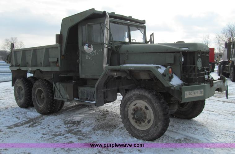 image for item E3638 1972 Am General five ton dump truck