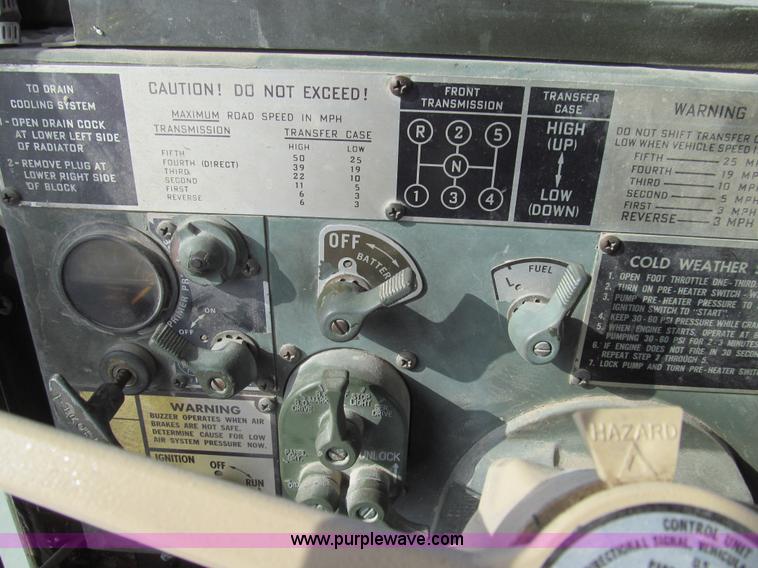 image for item E3638 1972 Am General five ton dump truck