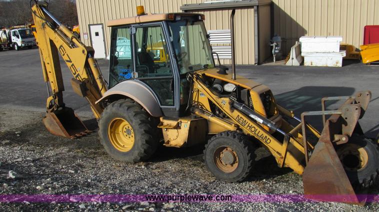 image for item E3641 1999 New Holland 675E backhoe