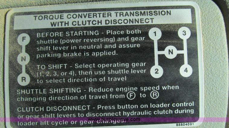 image for item E3641 1999 New Holland 675E backhoe