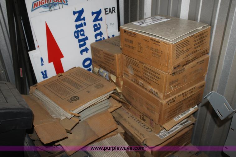 image for item E8319 Approximately 14 boxes of Mannington commercial glue down tile