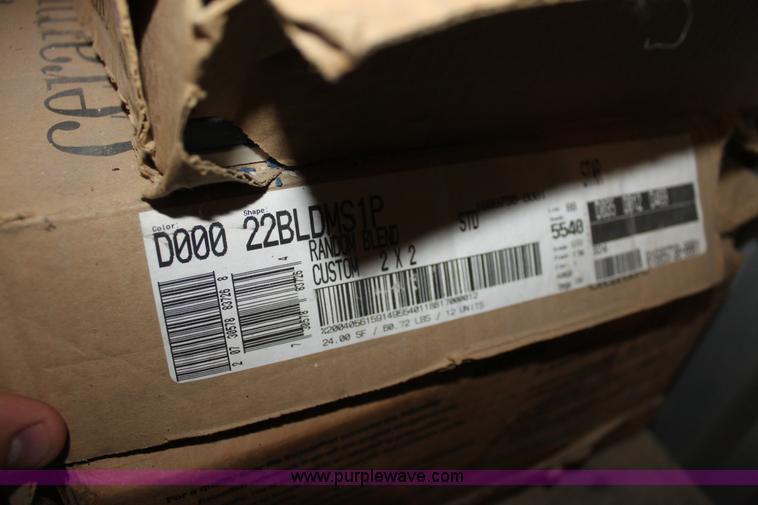 image for item E8319 Approximately 14 boxes of Mannington commercial glue down tile