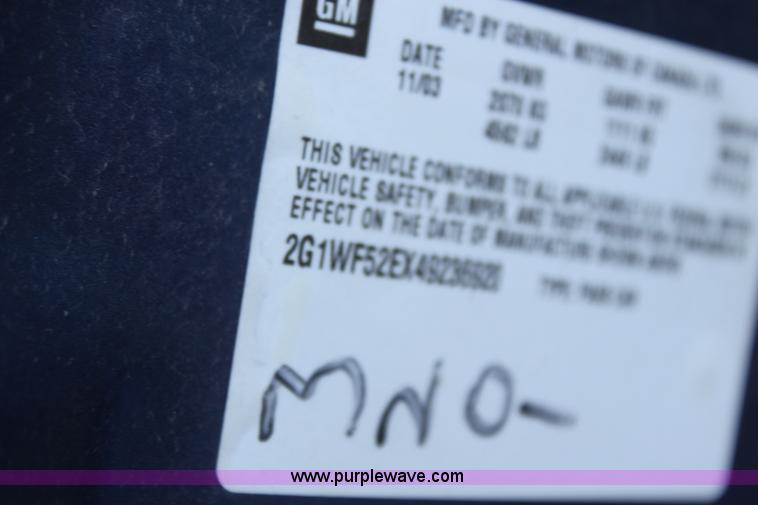 image for item E8360 2004 Chevrolet Impala