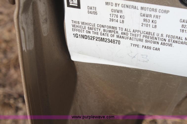 image for item E8361 2005 Chevrolet Classic