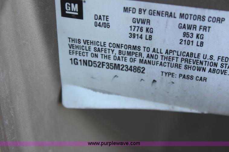 image for item E8362 2005 Chevrolet Classic