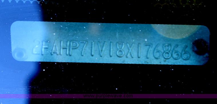 image for item E8372 2008 Ford Crown Victoria Police Interceptor