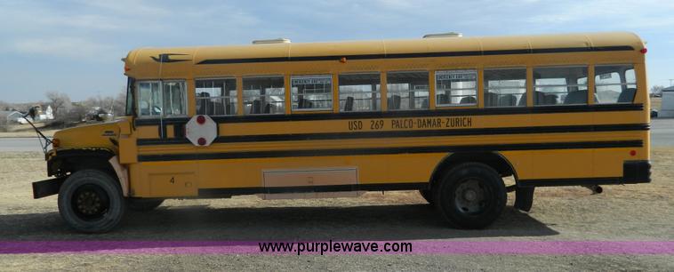 image for item G7603 1996 GMC Blue Bird school bus