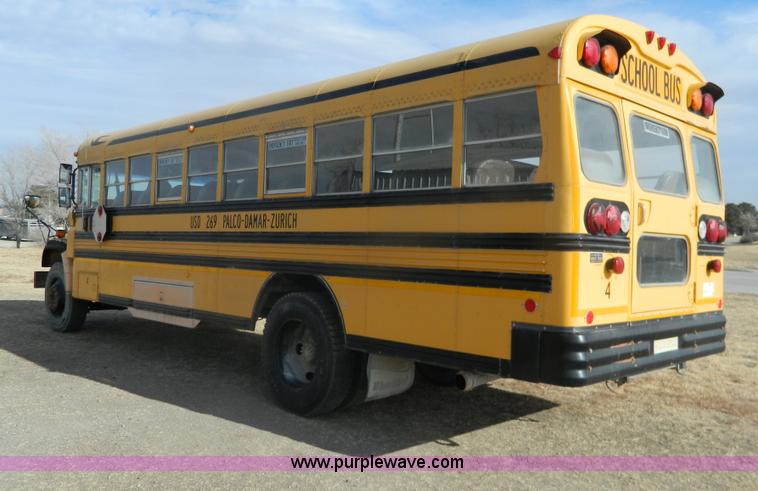 image for item G7603 1996 GMC Blue Bird school bus