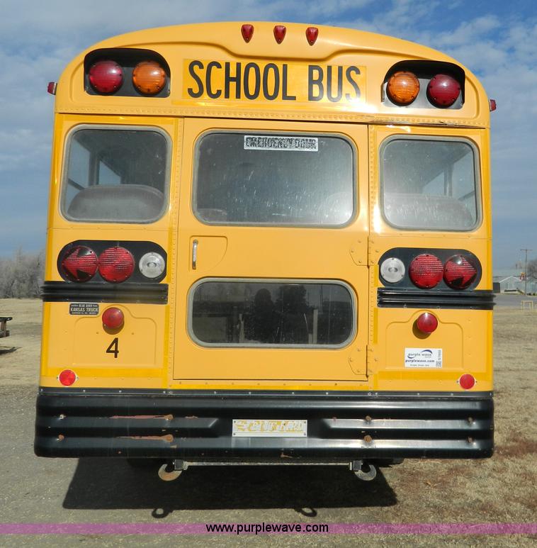 image for item G7603 1996 GMC Blue Bird school bus
