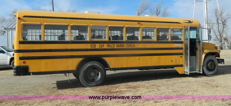 image for item G7603 1996 GMC Blue Bird school bus