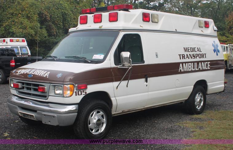 image for item C2914 1997 Ford Econoline E350 Super Duty ambulance van