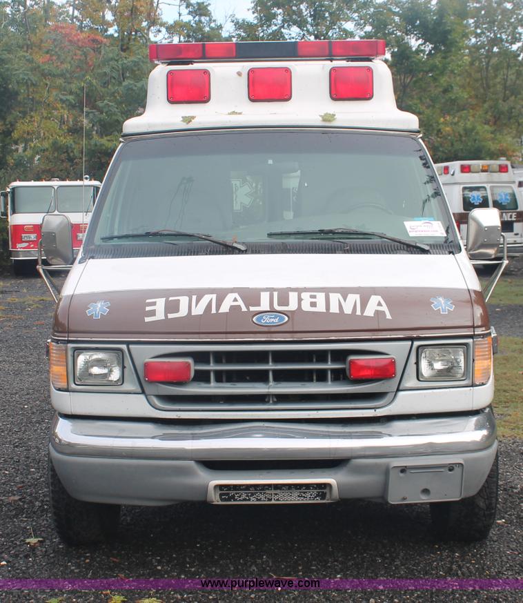 image for item C2914 1997 Ford Econoline E350 Super Duty ambulance van