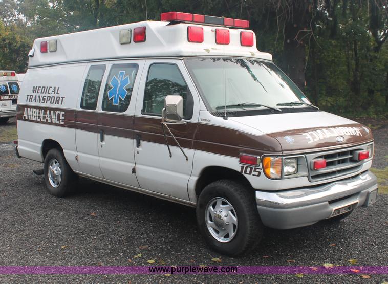 image for item C2914 1997 Ford Econoline E350 Super Duty ambulance van