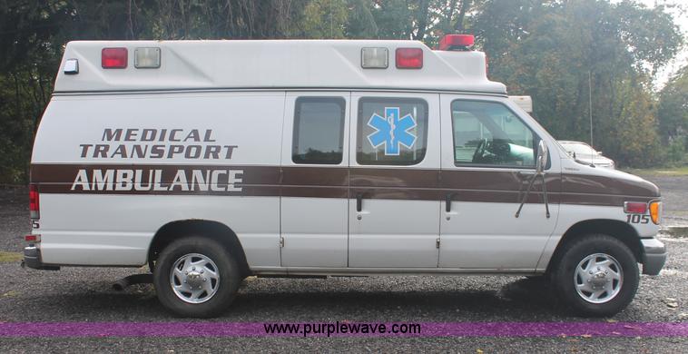 image for item C2914 1997 Ford Econoline E350 Super Duty ambulance van