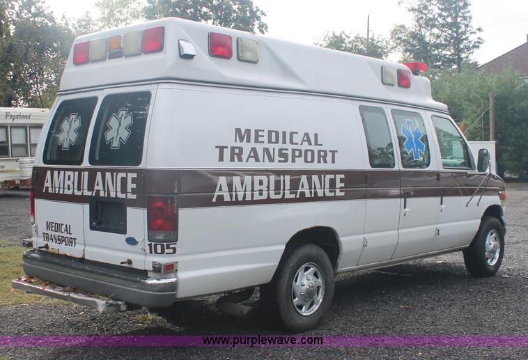 image for item C2914 1997 Ford Econoline E350 Super Duty ambulance van