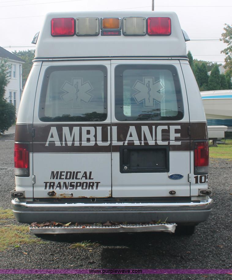 image for item C2914 1997 Ford Econoline E350 Super Duty ambulance van