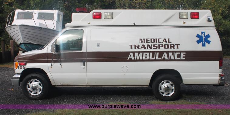 image for item C2914 1997 Ford Econoline E350 Super Duty ambulance van