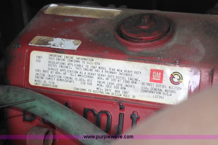 image for item C2919 1988 Federal Motors firetruck