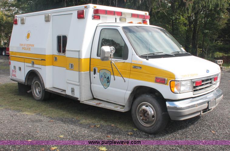 image for item C2921 1992 Ford Econoline E350 ambulance van