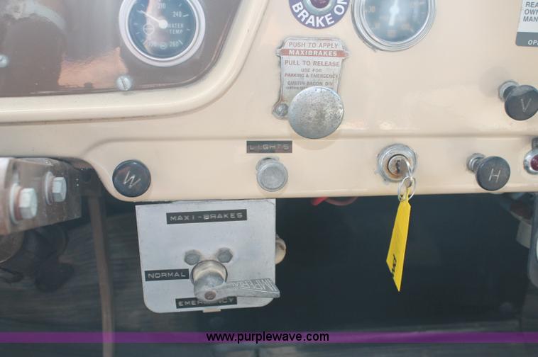 image for item C2923 1969 FWD LB6-3317 flatbed truck