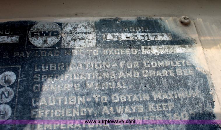 image for item C2923 1969 FWD LB6-3317 flatbed truck