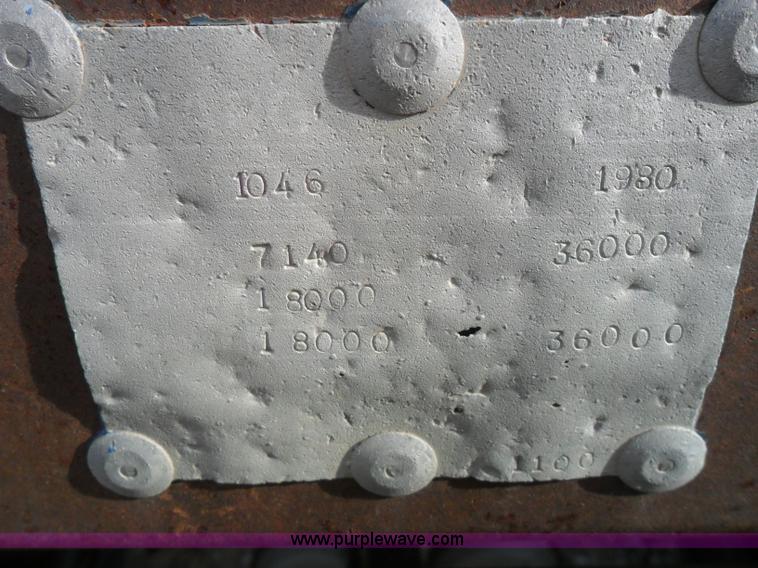 image for item AB9086 1980 Target 20' pup grain trailer