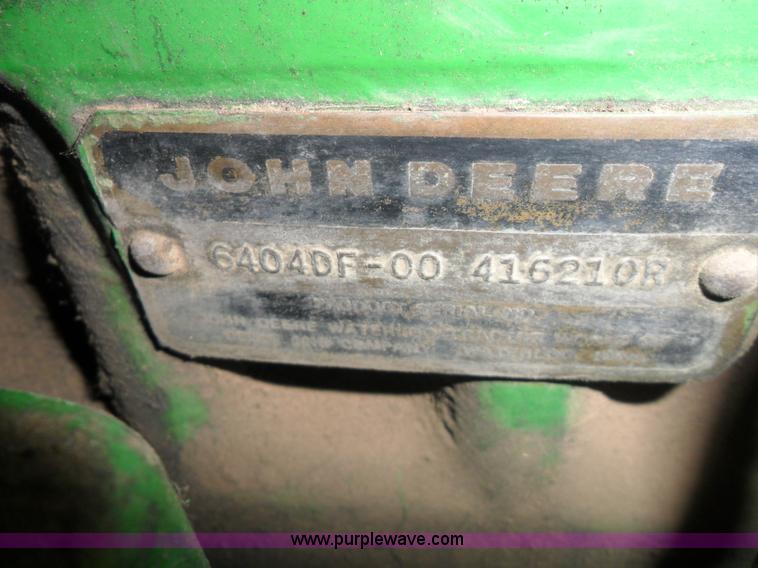 image for item AB9107 John Deere 404 CID six cylinder diesel engine