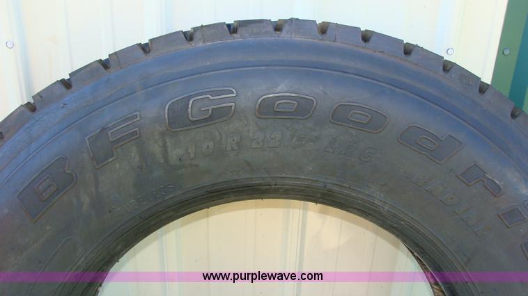 image for item B1805 (4) 10R22.5 tires