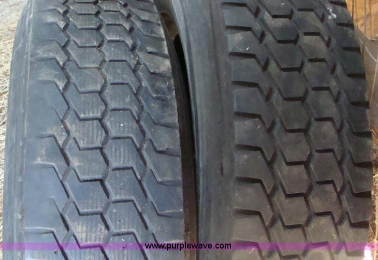 image for item B1806 (2) 295/75R22.5 tires
