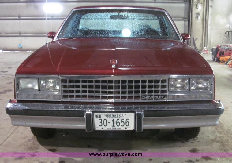image for item B5317 1984 Chevrolet El Camino